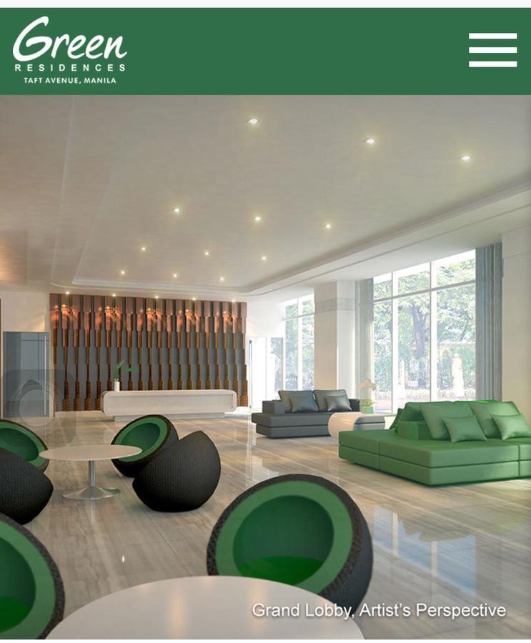 Stays At Green Residences 1 Studio Room Couples Bed With Complimentary Breakfast For 2 Manila Exterior photo